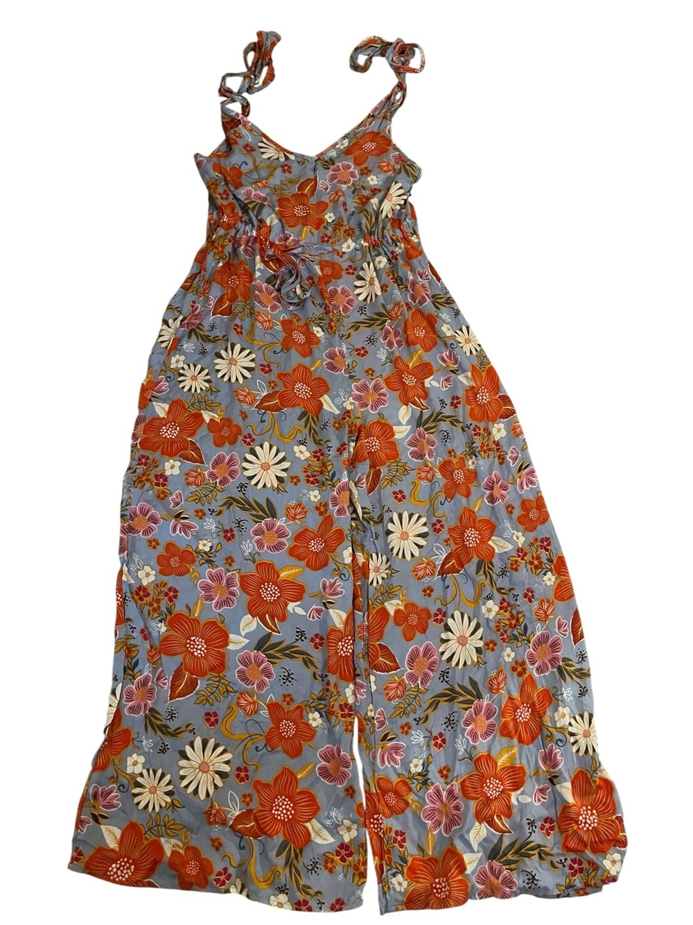 Rusttydustty Floral Raccolta Carta Jumpsuit Size Small